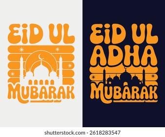 Eid Ul Adha Mubarak Bundle Typography.