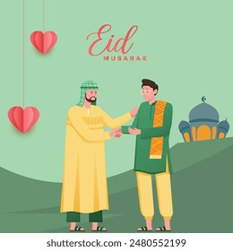Eid Ul Adha Mubarak Islamic Festival Social Media Post Template