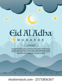 Eid Ul Adha poster template design