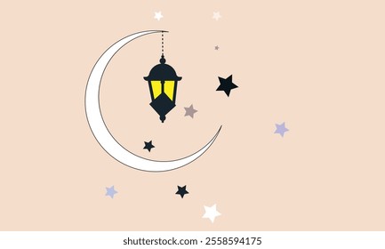 Eid ul fitr icon, vector illustration.