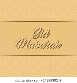 Eid ul fitr Mubarak vector illsutration template