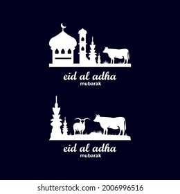 eid-adha-Illustrations-Design-Vorlage. eid-adha-Hintergrund.