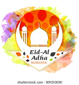 Eid-Al-Adha celebration greetng background
