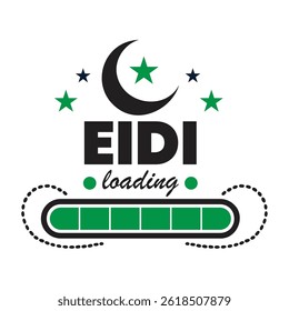 Eidi Loading Bar Festive Celebration Illustration
