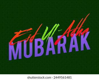 Eid-Ul-Adha Mubarak for Muslim Community, Festival of Sacrifice Celebration.