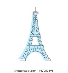 Eifel Tower Monument In Paris