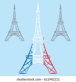 Eifel tower vector