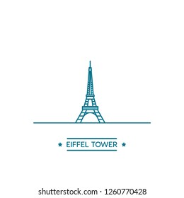 Eiffel icon modern vector style