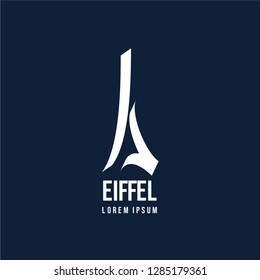 Eiffel Logo Vector Template Design Illustration