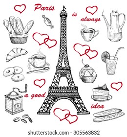 at the Eiffel Tower