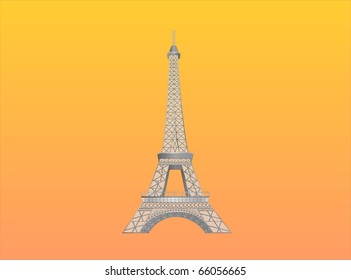 eiffel tower ( background on separate layer )