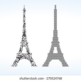 Eiffel Tower Vector Gold Stock Vectors, Images & Vector Art | Shutterstock