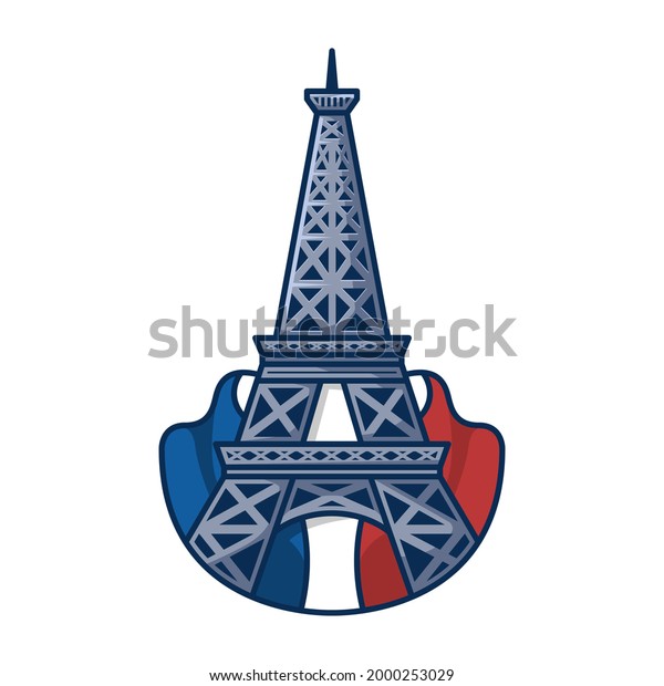 Eiffel Tower France Cartoon Graphic Vector Stock Vector (Royalty Free ...