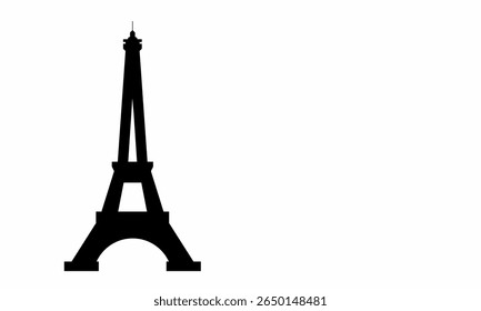 Eiffel Tower in France, the most famous iconic building Eiffel Tower. With photocopy room.