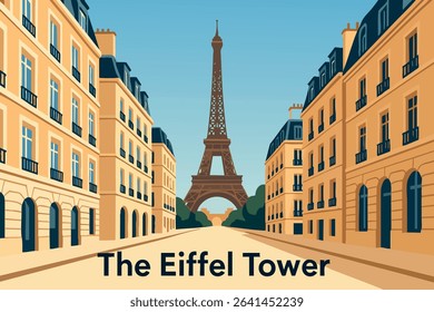 The Eiffel Tower glows in the warm hues of sunset, standing as a timeless symbol of Paris in one of the most romantic cityscapes in the world.