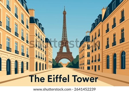 The Eiffel Tower glows in the warm hues of sunset, standing as a timeless symbol of Paris in one of the most romantic cityscapes in the world.