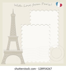 Eiffel Tower greeting card