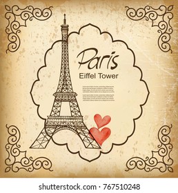 Eiffel Tower greeting card
