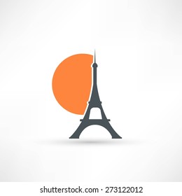 Eiffel tower icon