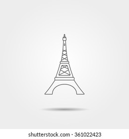 Eiffel tower icon