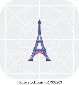 Eiffel tower icon
