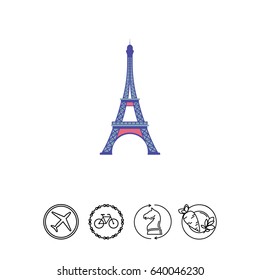 Eiffel tower icon