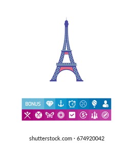 Eiffel tower icon