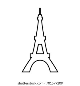 Eiffel Tower icon .