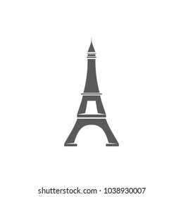 Eiffel tower icon. France , Paris landmark