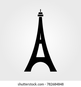 Eiffel tower icon. France Paris symbol.