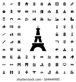 Eiffel Tower icon illustration isolated vector sign symbol