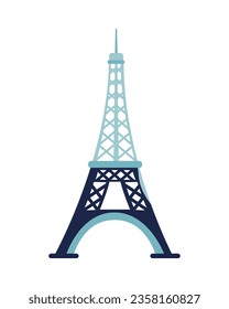 eiffelturmsymbol, einzelne Vektorgrafik
