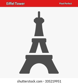 Eiffel Tower Icon. Professional, pixel perfect icon optimized for both large and small resolutions. EPS 8 format.