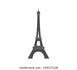 Eiffel tower icon. Vector illustration of eiffel tower.  Paris icon