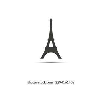 Eiffel tower icon. Vector illustration.