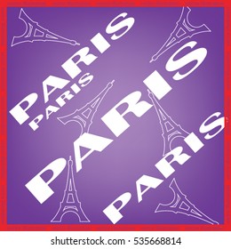 eiffel tower icon vector illustration.