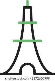Eiffel Tower icon vector image. Suitable for mobile application web application and print media.