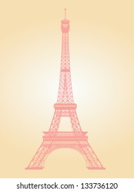 Eiffel tower illustration