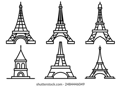 Eiffel Tower illustration capturing the essence of Paris in art