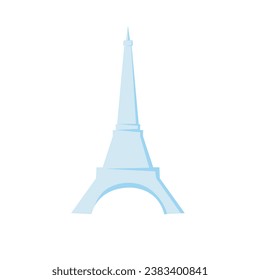 eiffel tower illustration, famous landmark International country landmark vector