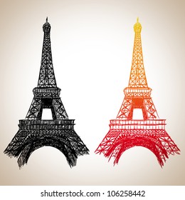 Eiffel Tower : Illustration Vector