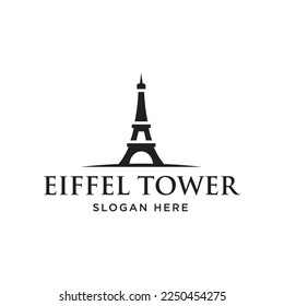 eiffel tower inspiration illustration logo design