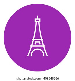 Ícone da linha Torre Eiffel.