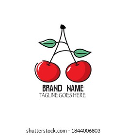 Logo de la Torre Eiffel, concepto de diseño gráfico de cerezos. elemento editable, puede utilizarse como logotipo,  