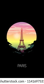 Eiffel tower Paris.