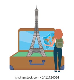 Eiffel tower of Paris design