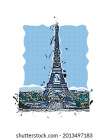 Eiffel Tower in Paris France