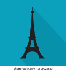 Eiffel tower Paris icon- vector illustration