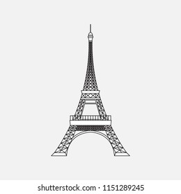 Eiffel tower in Paris landmark