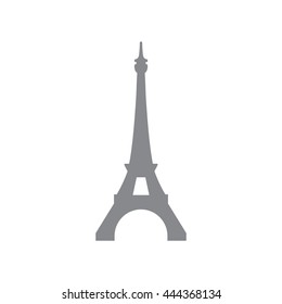 Eiffel tower in Paris vector icon.